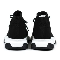 Balenciaga Speed Knit Lace Sock Black White -Creps Lockers Balenciaga Speed Knit Lace Sock Black back