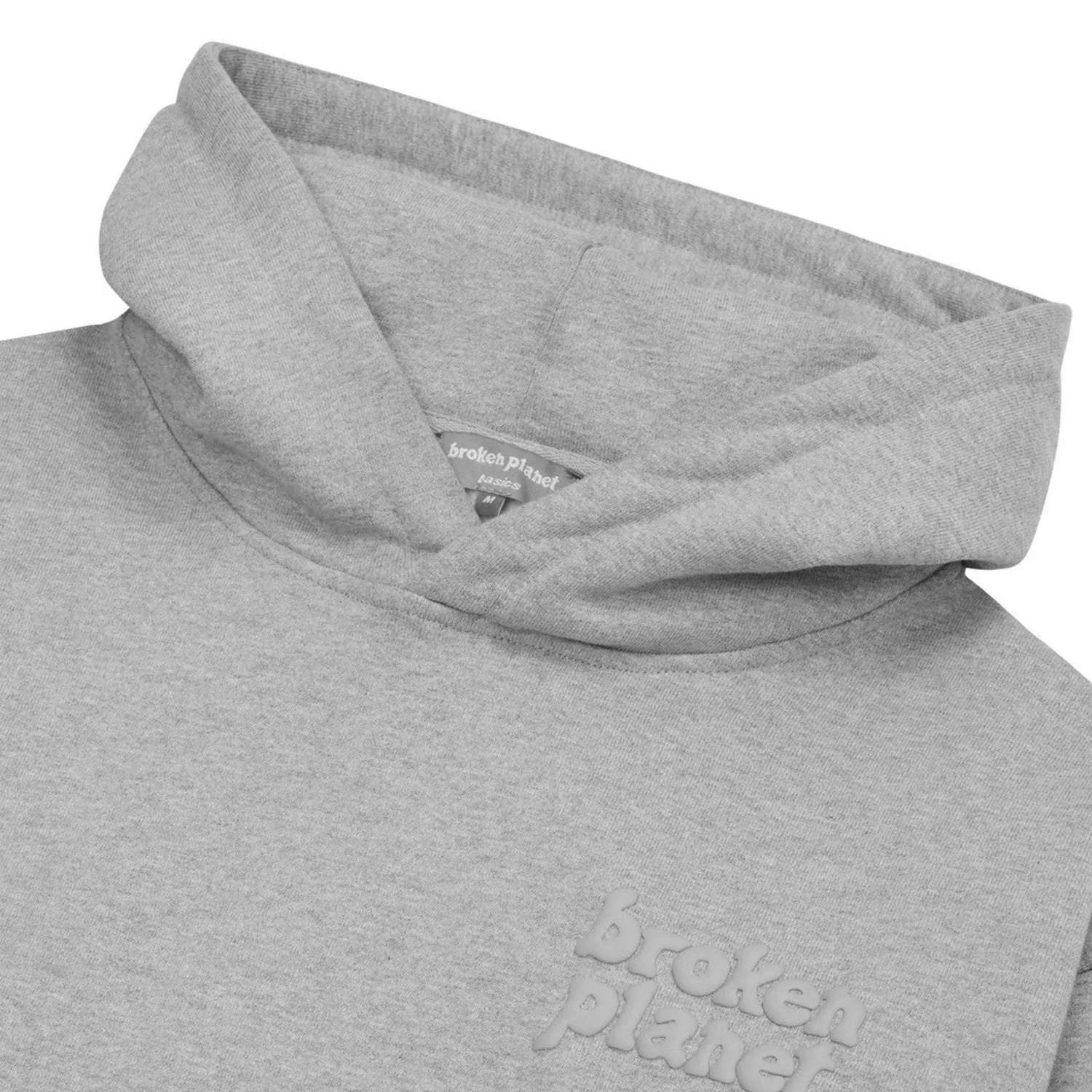 Broken Planet Basics Heather Grey Hoodie 3 Broken Planet Basics Heather Grey Hoodie - Image 3
