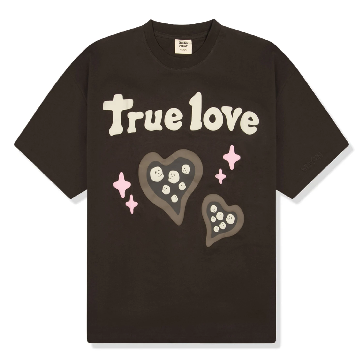 Broken Planet True Love Dark Brown T Shirt 1 Broken Planet True Love Dark Brown T Shirt