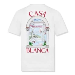 Casablanca Le Passage White T Shirt 11 Casablanca Le Passage White T Shirt -Creps Lockers Casablanca Le Passage White T Shirt MPS25 JTS 001 07 back