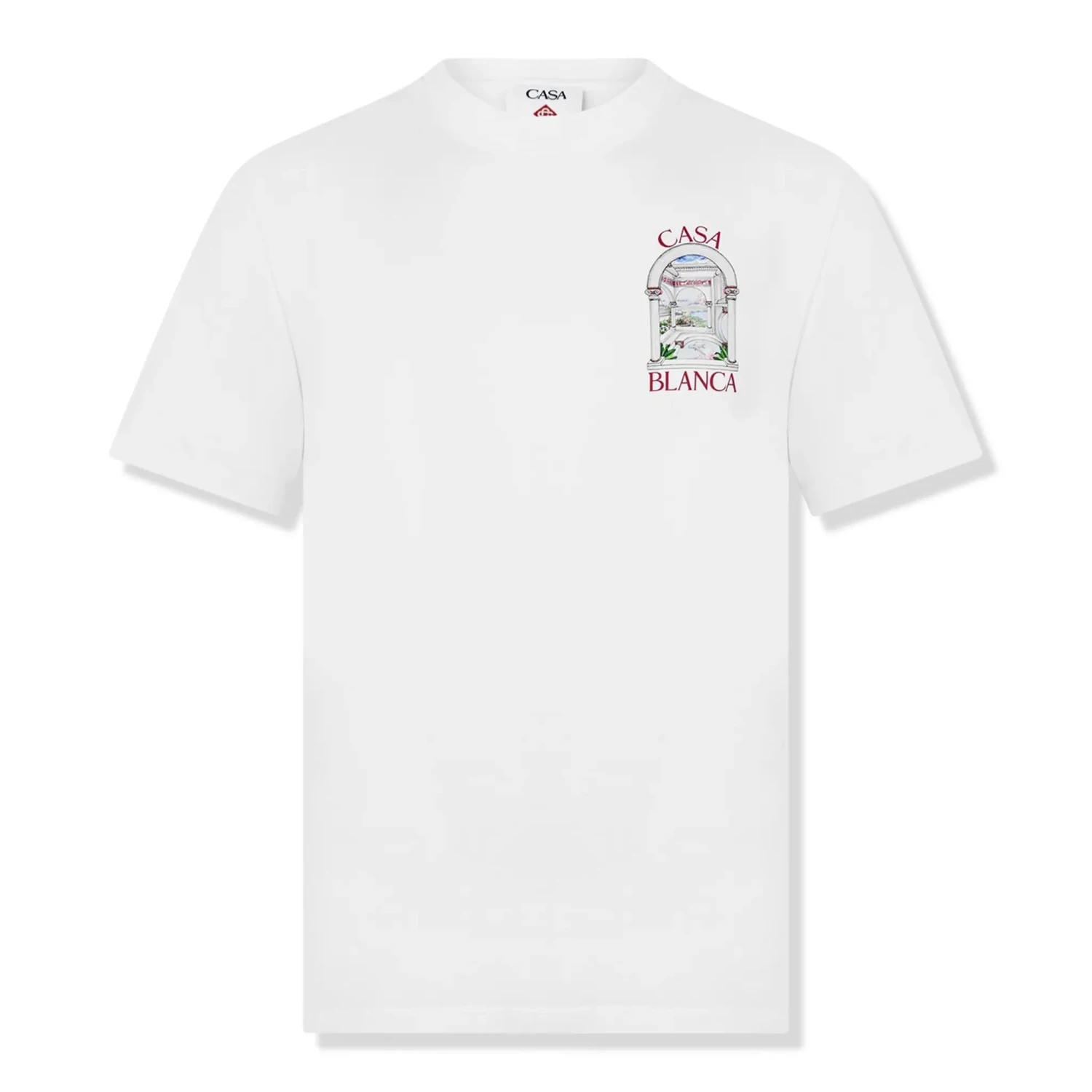 Casablanca Le Passage White T Shirt 1 Casablanca Le Passage White T Shirt