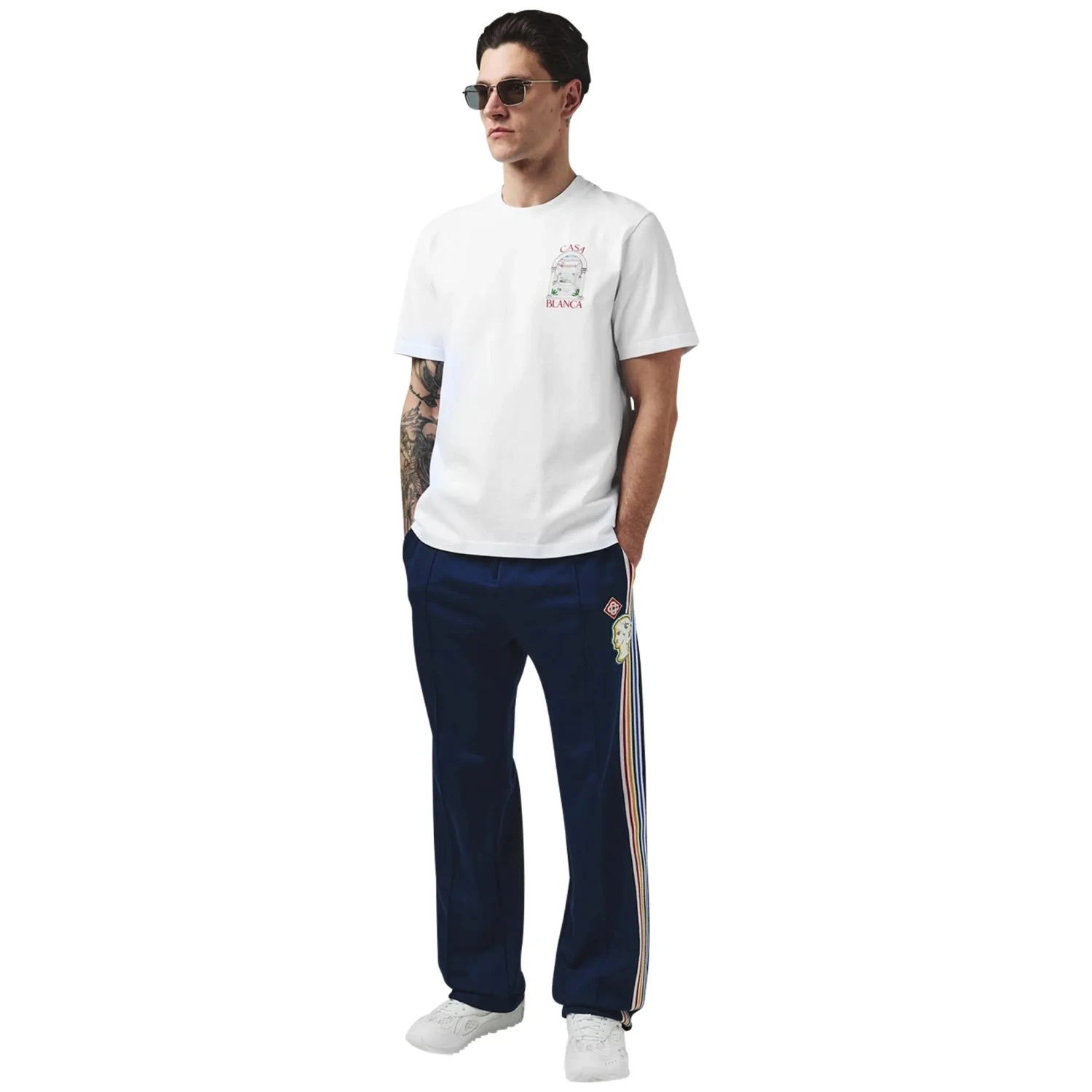 Casablanca Le Passage White T Shirt 5 Casablanca Le Passage White T Shirt - Image 5