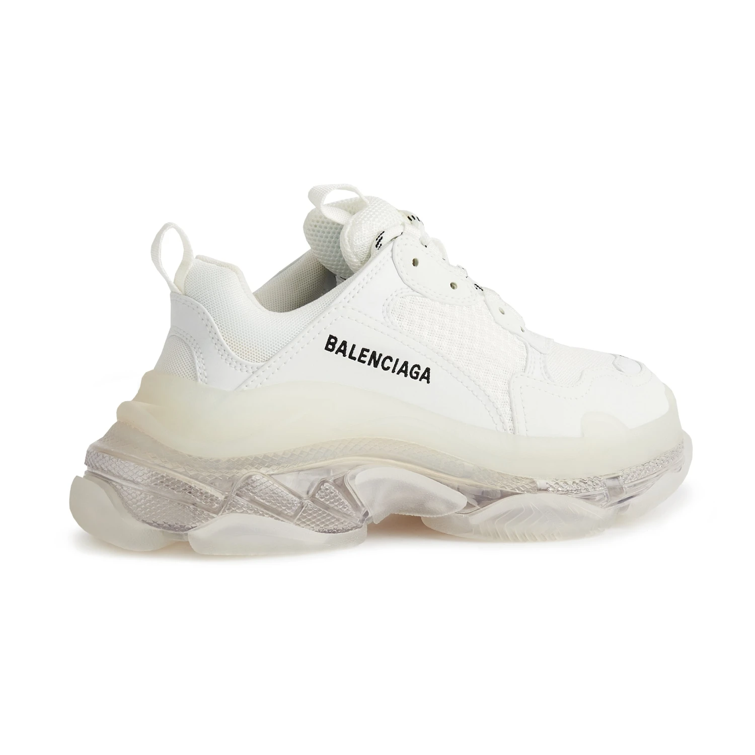 Balenciaga Triple S Sneaker Polar White Clear Sole 3 Balenciaga Triple S Sneaker Polar White Clear Sole - Image 3