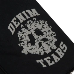 Denim Tears Denim University Black Sweat Shorts 8 Denim Tears Denim University Black Sweat Shorts -Creps Lockers Denim Tears Denim University Black Sweat Shorts patch