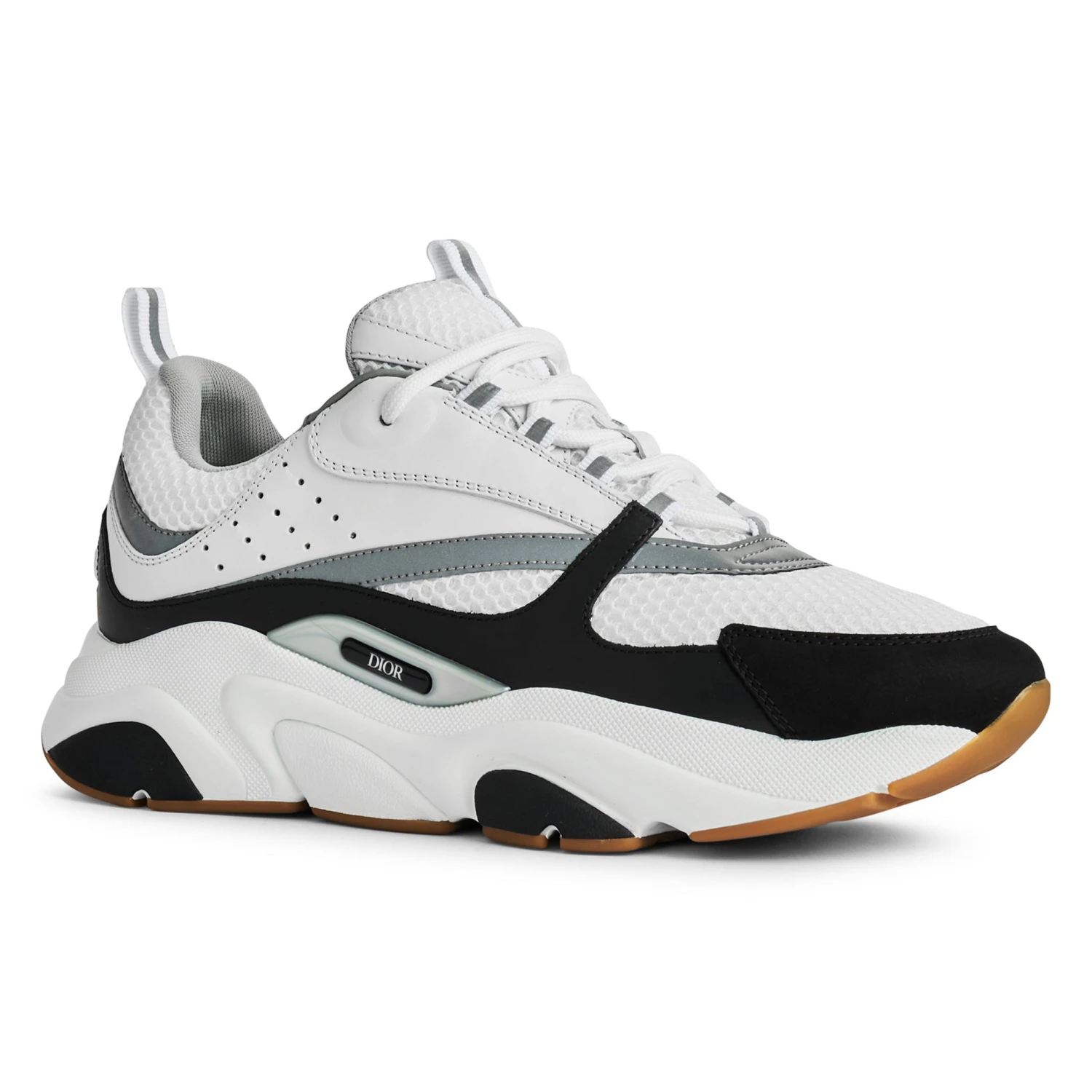 Dior B22 Black White Silver Trainer 2 Dior B22 Black White Silver Trainer - Image 2