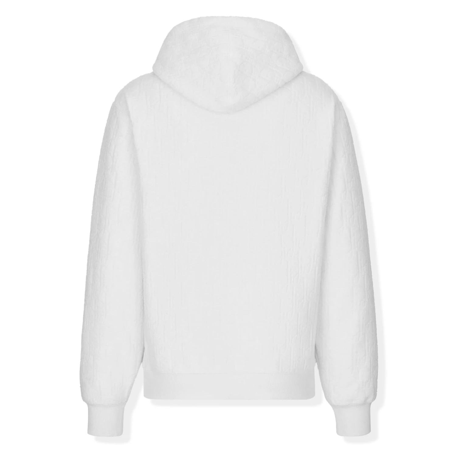 Dior Oblique Towelling Terry White Hoodie 2 Dior Oblique Towelling Terry White Hoodie - Image 2