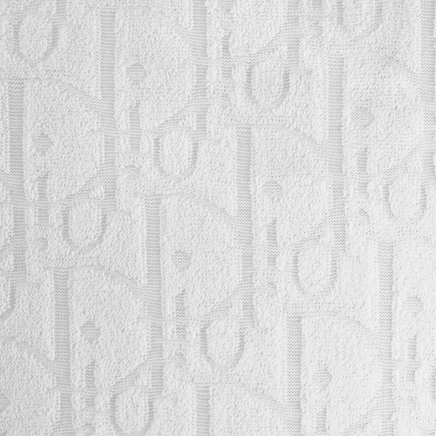 Dior Oblique Towelling White T Shirt 3 Dior Oblique Towelling White T Shirt - Image 3