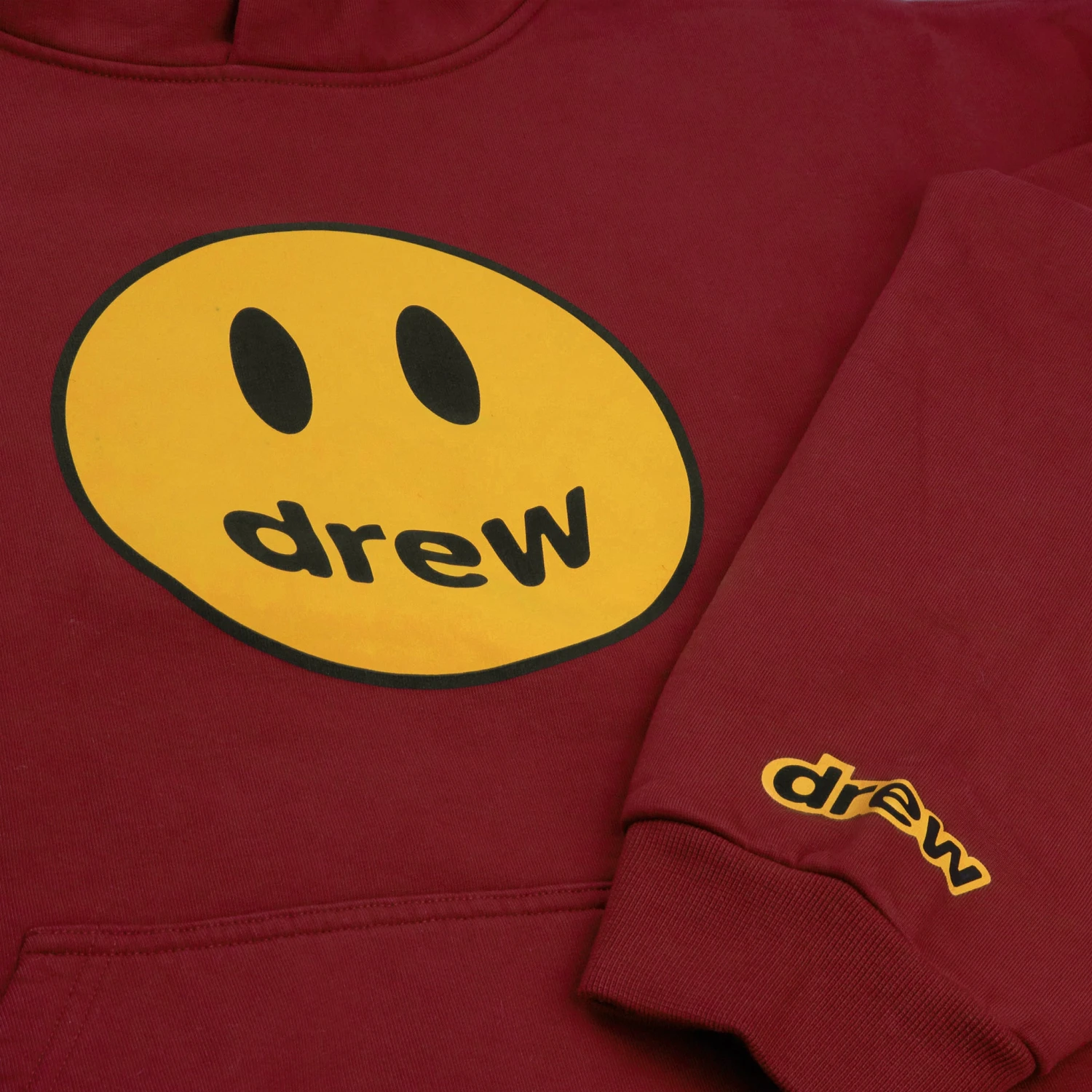 Drew House Mascot Hoodie Burgundy 2 Drew House Mascot Hoodie Burgundy - Image 2