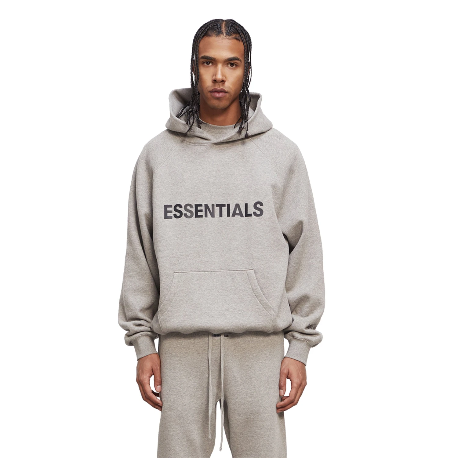 Fear Of God Essentials Heather Oatmeal Hoodie 3 Fear Of God Essentials Heather Oatmeal Hoodie - Image 3