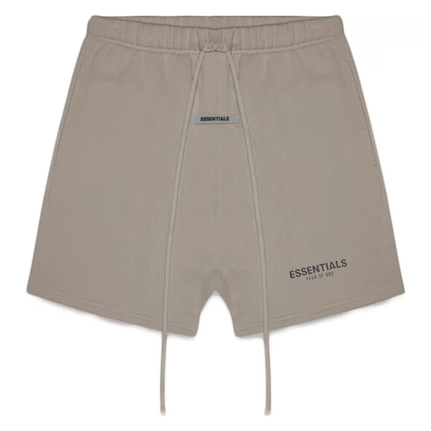 Fear Of God Essentials Taupe Reflective Shorts 1 Fear Of God Essentials Taupe Reflective Shorts