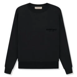 Fear Of God Essentials Black Crewneck (SS22)