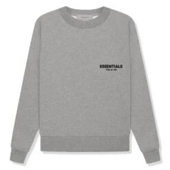Fear Of God Essentials Dark Oatmeal Crewneck (SS22)