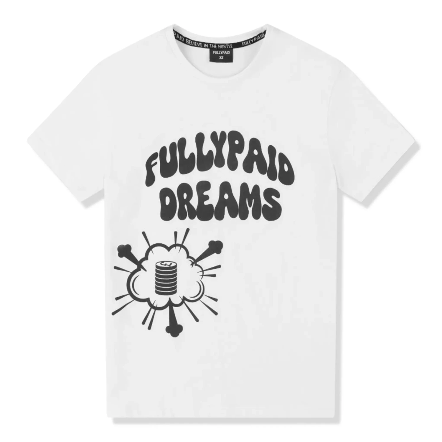 Fully Paid Dreams White Black Oversized T Shirt 1 Fully Paid Dreams White Black Oversized T Shirt