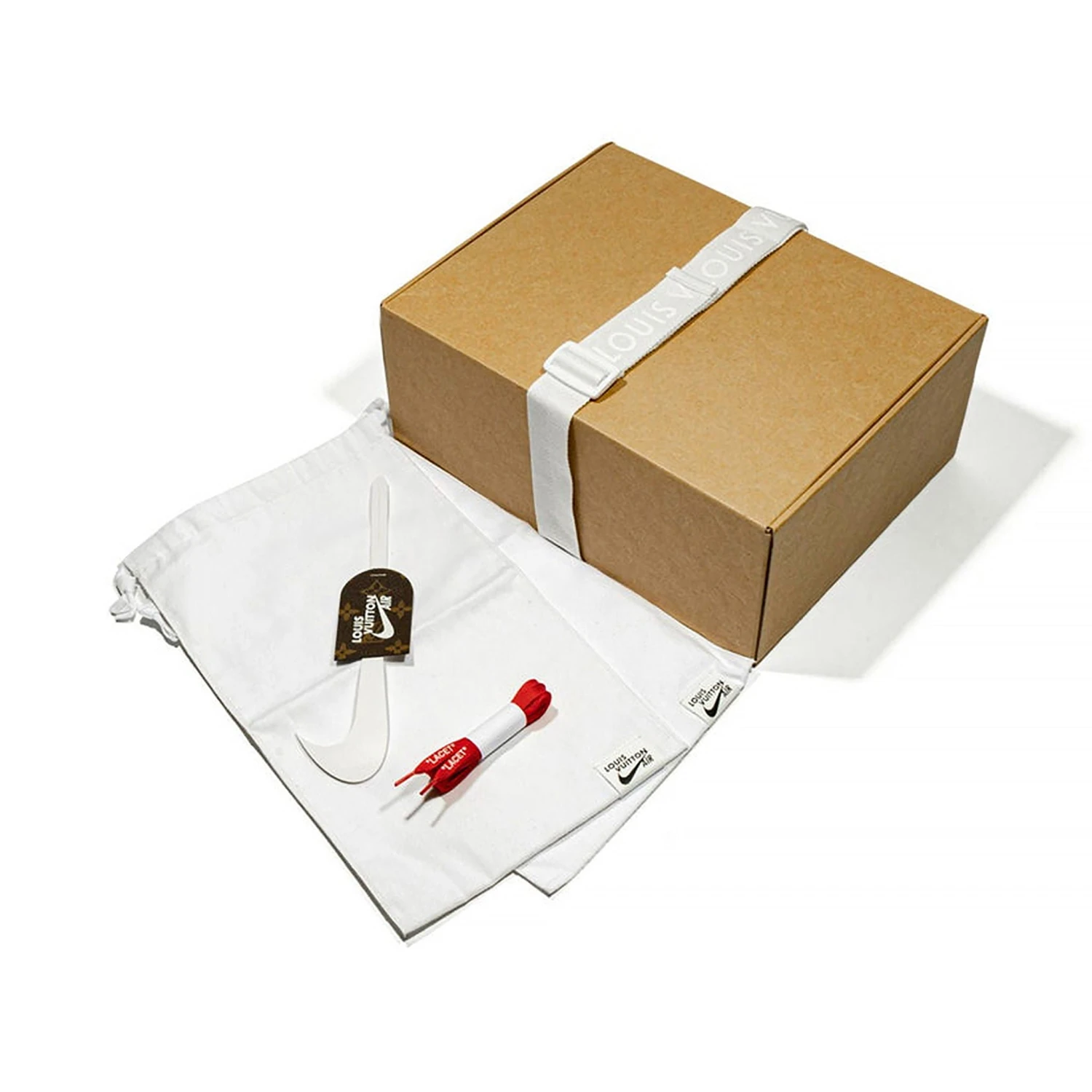 Louis Vuitton X Nike Air Force 1 Low White Red 5 Louis Vuitton X Nike Air Force 1 Low White Red - Image 5