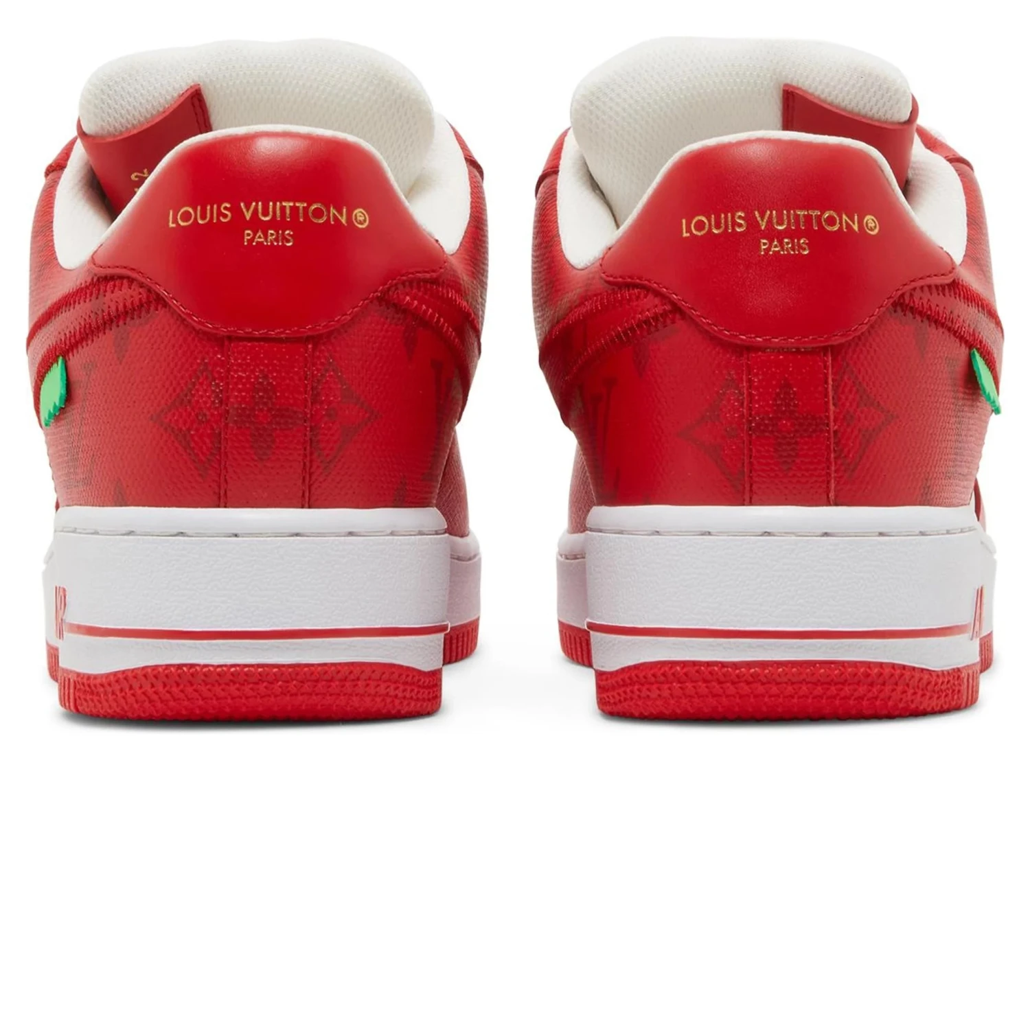 Louis Vuitton X Nike Air Force 1 Low White Red 4 Louis Vuitton X Nike Air Force 1 Low White Red - Image 4