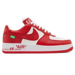 Louis Vuitton X Nike Air Force 1 Low White Red