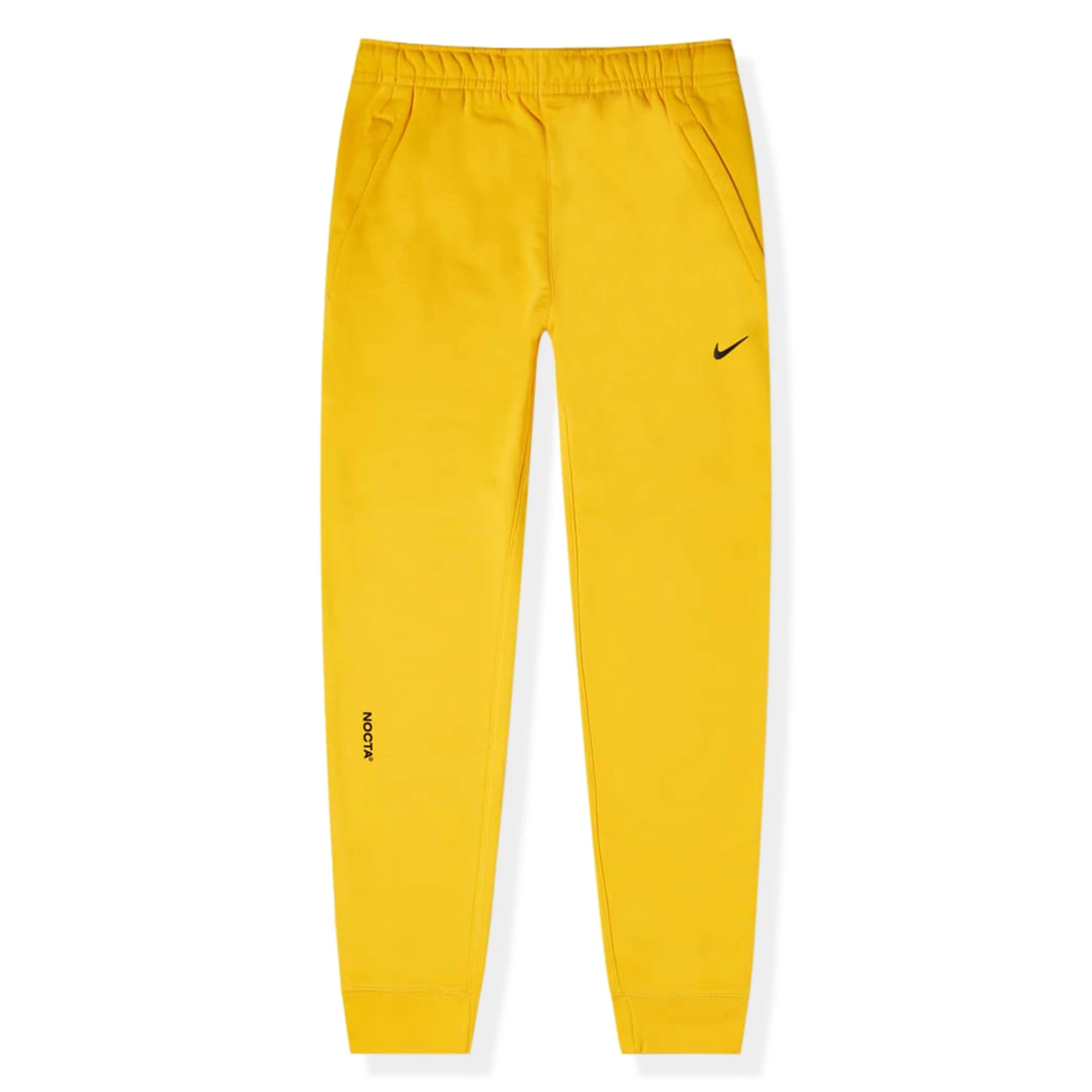 Nike X Nocta Drake Au Essential Fleece Yellow Sweatpants 1 Nike X Nocta Drake Au Essential Fleece Yellow Sweatpants