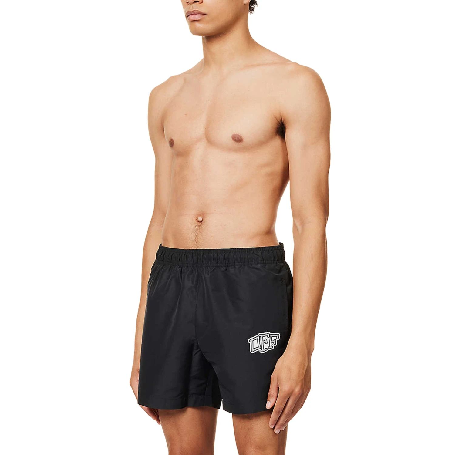 Off-White Carlos Arrows Logo Black Swim Shorts 4 Off-White Carlos Arrows Logo Black Swim Shorts - Image 4