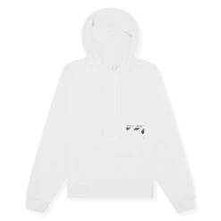 Off-White Diagonal Stripe White Hoodie