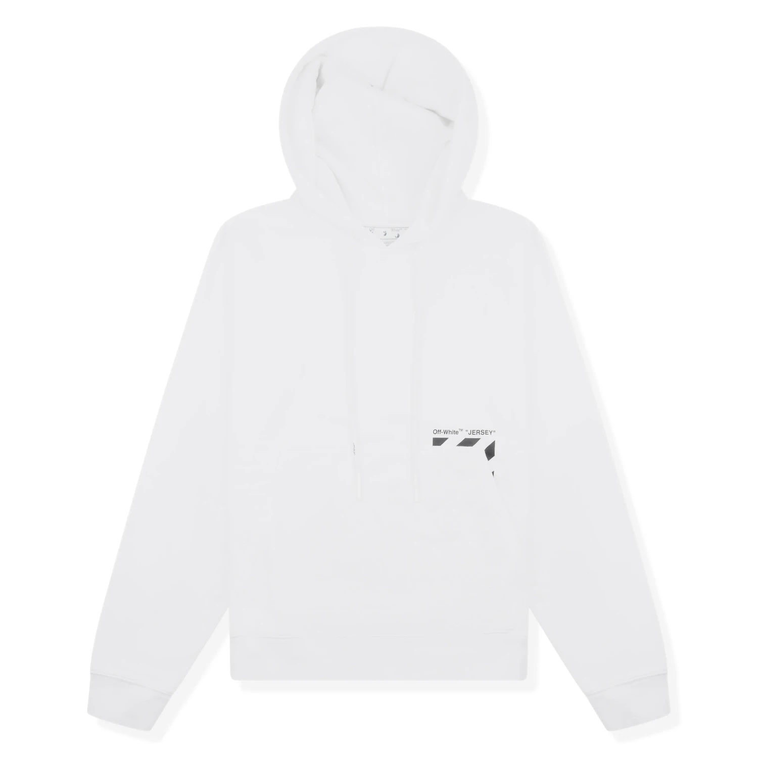 Off-White Diagonal Stripe White Hoodie 1 Off-White Diagonal Stripe White Hoodie