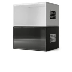 Sneak Spply Stack V1 Storage Crate Black (2 Pack) -Creps Lockers Sneak Spply Stack V1 Storage Crate empty