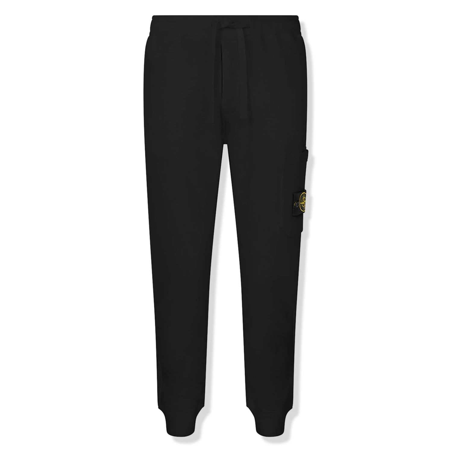 Stone Island Logo Black Sweatpants 1 Stone Island Logo Black Sweatpants