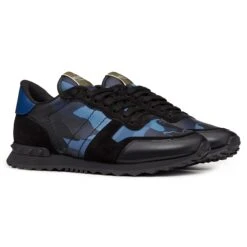 Valentino Bluette Black Camouflage Rockrunner Sneaker 6 Valentino Bluette Black Camouflage Rockrunner Sneaker -Creps Lockers Valentino Bluette Black Camouflage Rockrunner Sneaker Crepslocker Side