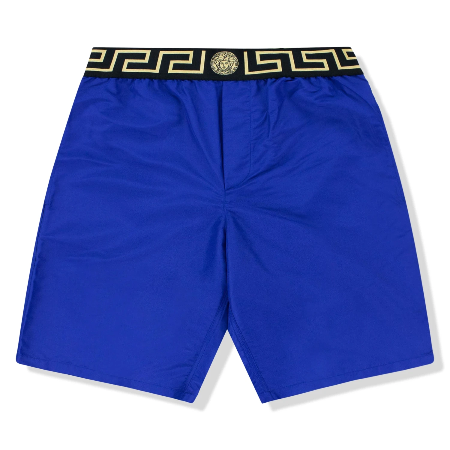 Versace Greca Border Swim Shorts Blue 1 Versace Greca Border Swim Shorts Blue