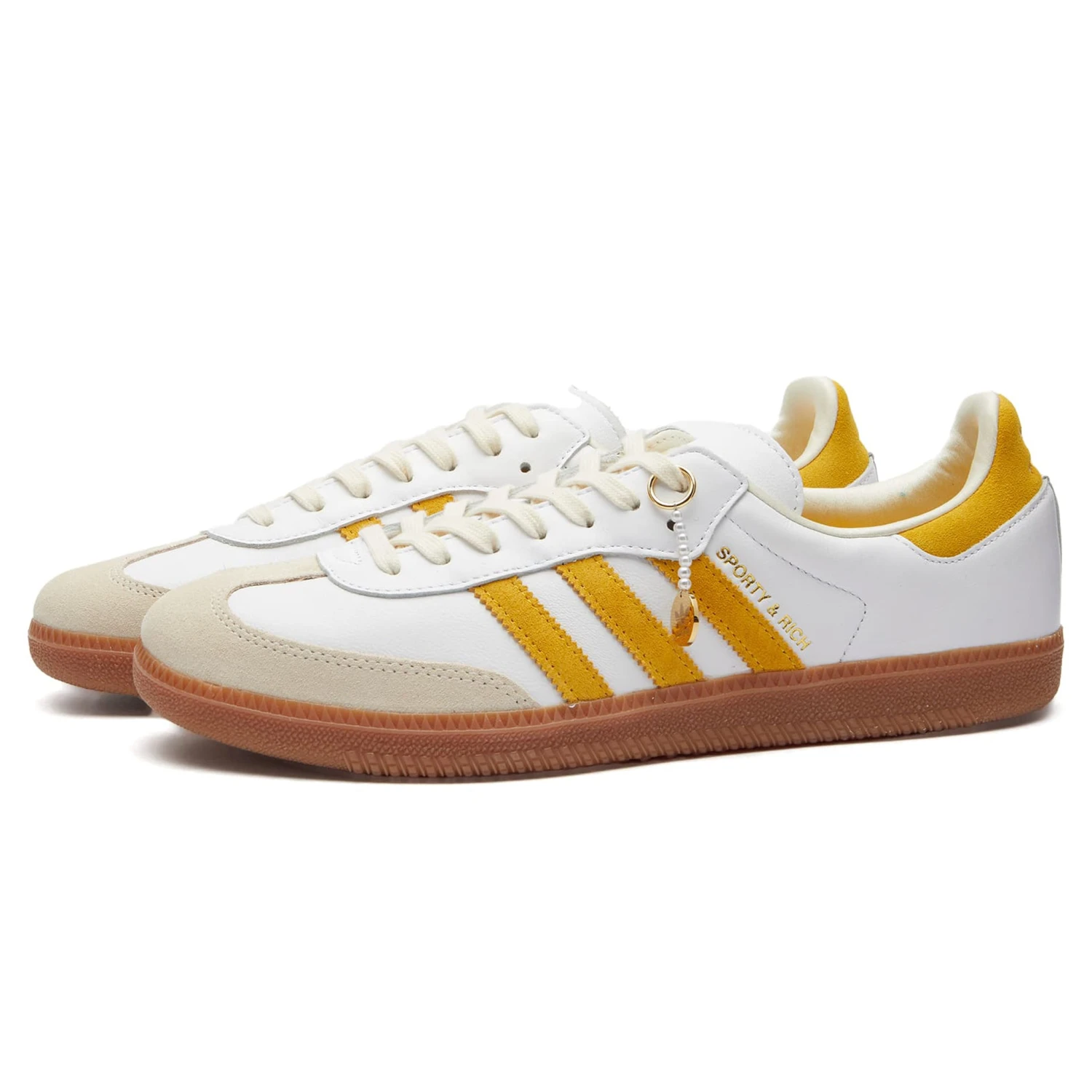 Adidas Samba OG Sporty & Rich White Bold Gold 2 Adidas Samba OG Sporty & Rich White Bold Gold - Image 2