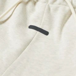 Adidas X Fear Of God Athletics Heavy Fleece Oatmeal Heather Sweatpants -Creps Lockers adidas x fear of god athletics heavy fleece oatmeal heather sweatpants front detail