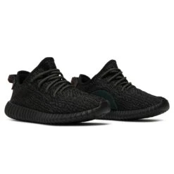 Adidas Yeezy Boost 350 Pirate Black (2023) -Creps Lockers adidas yeezy boost 350 pirate black 2023 bb5350 crepslocker front side