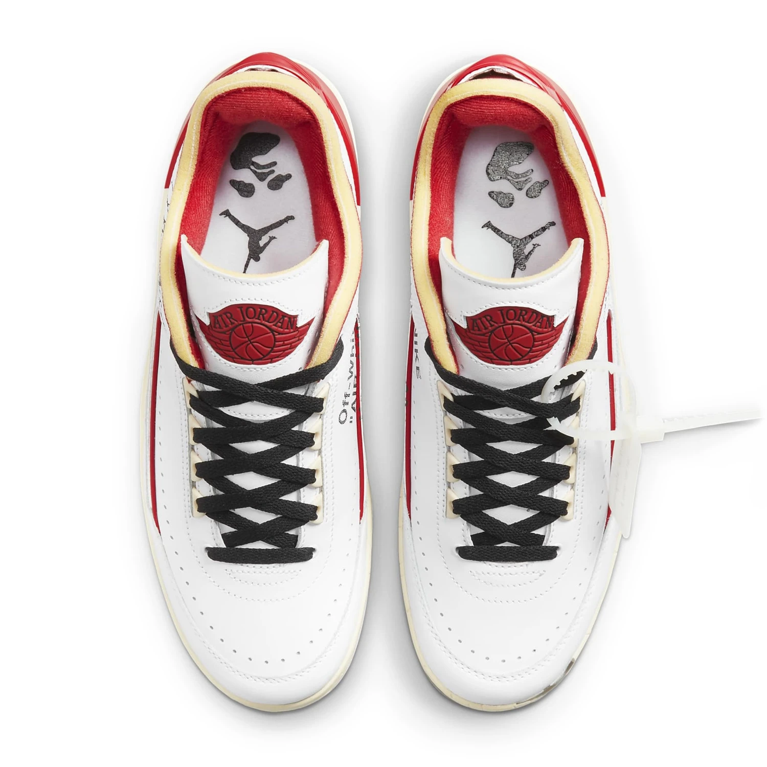 Air Jordan 2 X Off-White Retro Low White Varsity Red 11 Air Jordan 2 X Off-White Retro Low White Varsity Red - Image 11