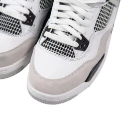 Air Jordan 4 Retro Military Black (GS) (Damaged) (UK 6 | EU 40) -Creps Lockers air jordan 4 retro military black gs damaged toe box damaged mesh cage pair 5 toe box11