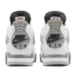 Air Jordan 4 Retro OG White Cement (2025) -Creps Lockers air jordan 4 retro og white cement 2025 fv5029 100 heel