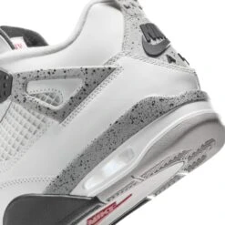 Air Jordan 4 Retro OG White Cement (2025) -Creps Lockers air jordan 4 retro og white cement 2025 fv5029 100 heel logo