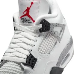 Air Jordan 4 Retro OG White Cement (2025) -Creps Lockers air jordan 4 retro og white cement 2025 fv5029 100 laces