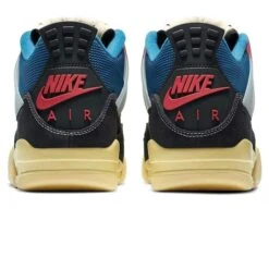 Air Jordan 4 X Union Retro Off Noir Sneaker -Creps Lockers air jordan 4 x union retro off noir sneaker dc9533 001 heel