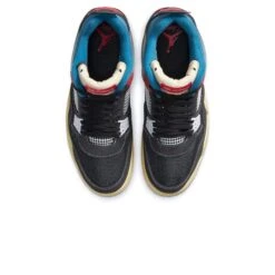 Air Jordan 4 X Union Retro Off Noir Sneaker -Creps Lockers air jordan 4 x union retro off noir sneaker dc9533 001 top