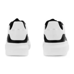 Alexander Mcqueen Raised Sole Black White Sneaker 8 Alexander Mcqueen Raised Sole Black White Sneaker -Creps Lockers alexander mcqueen raised sole black white sneaker back