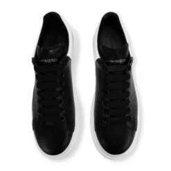 Alexander Mcqueen Raised Sole Black White Sneaker 7 Alexander Mcqueen Raised Sole Black White Sneaker -Creps Lockers alexander mcqueen raised sole black white sneaker top