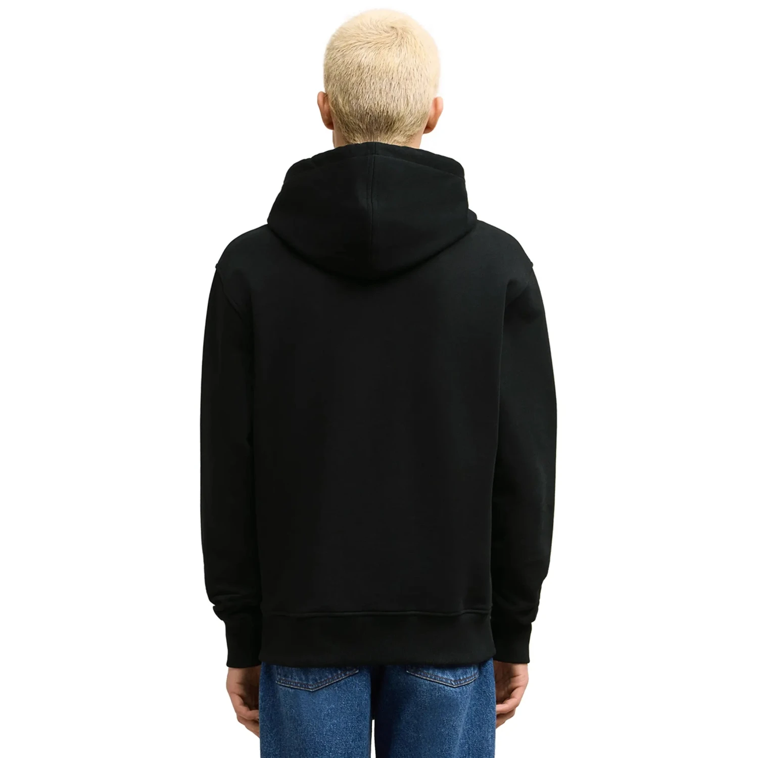 Ami Paris Ami De Coeur Cotton Black Zip-Up Hoodie 2 Ami Paris Ami De Coeur Cotton Black Zip-Up Hoodie - Image 2