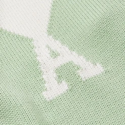 Ami Paris Red Ami De Coeur Logo Intarsia Off Green Sweatshirt 6 Ami Paris Red Ami De Coeur Logo Intarsia Off Green Sweatshirt -Creps Lockers ami paris red ami de coeur logo intarsia off green sweatshirt e22uks003016444 logo detail