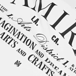 Amiri Arts District White T Shirt 9 Amiri Arts District White T Shirt -Creps Lockers amiri arts district white t shirt pxmjt001 100 detail