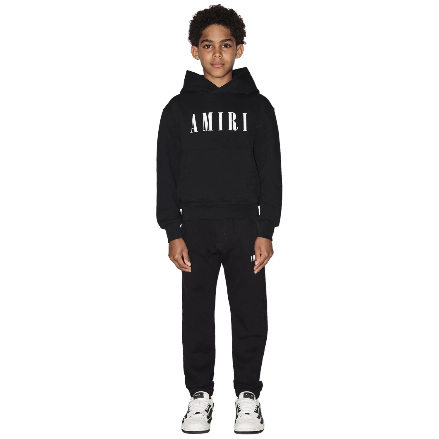 Amiri Kids 'Amiri' Black Hoodie 3 Amiri Kids 'Amiri' Black Hoodie - Image 3