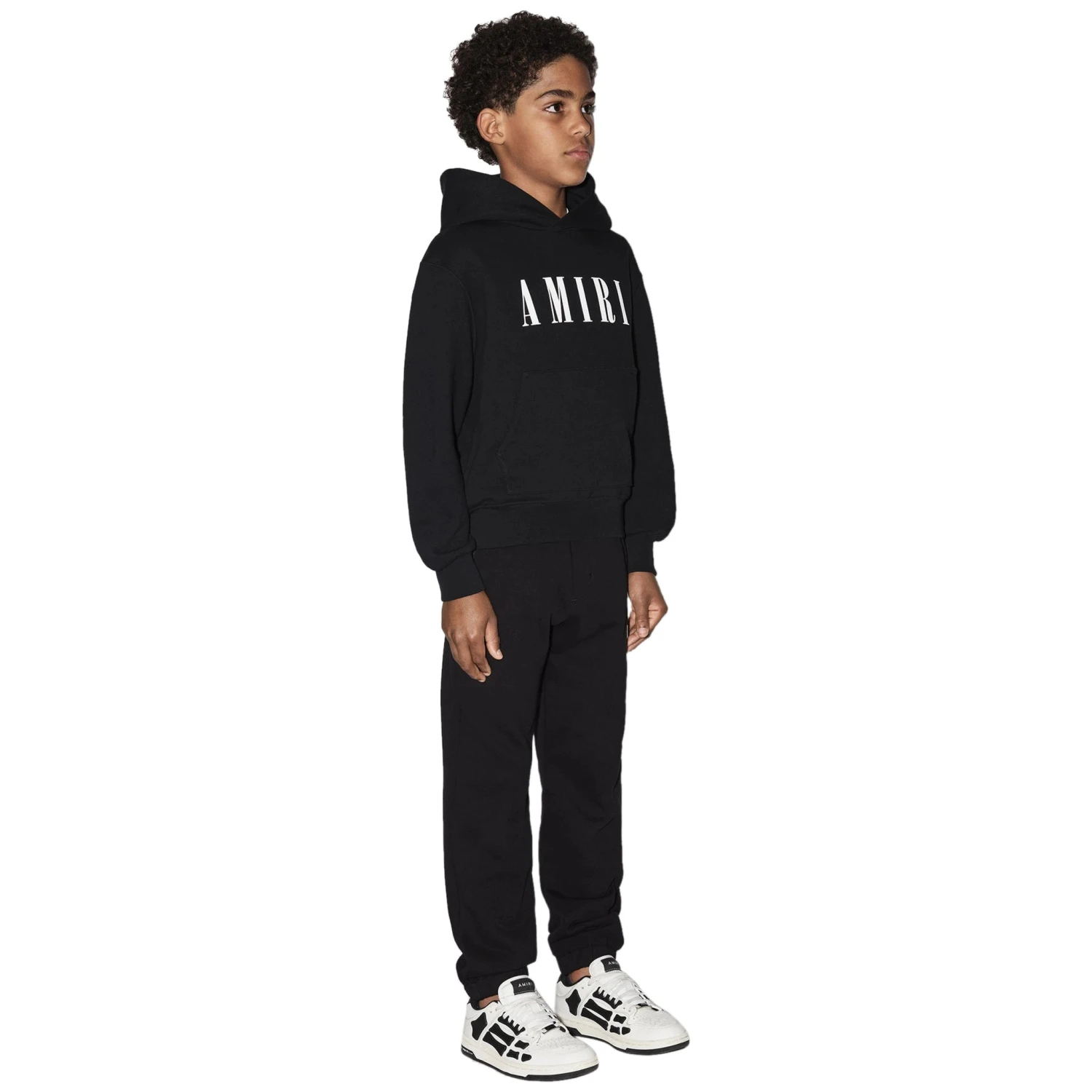 Amiri Kids 'Amiri' Black Hoodie 4 Amiri Kids 'Amiri' Black Hoodie - Image 4