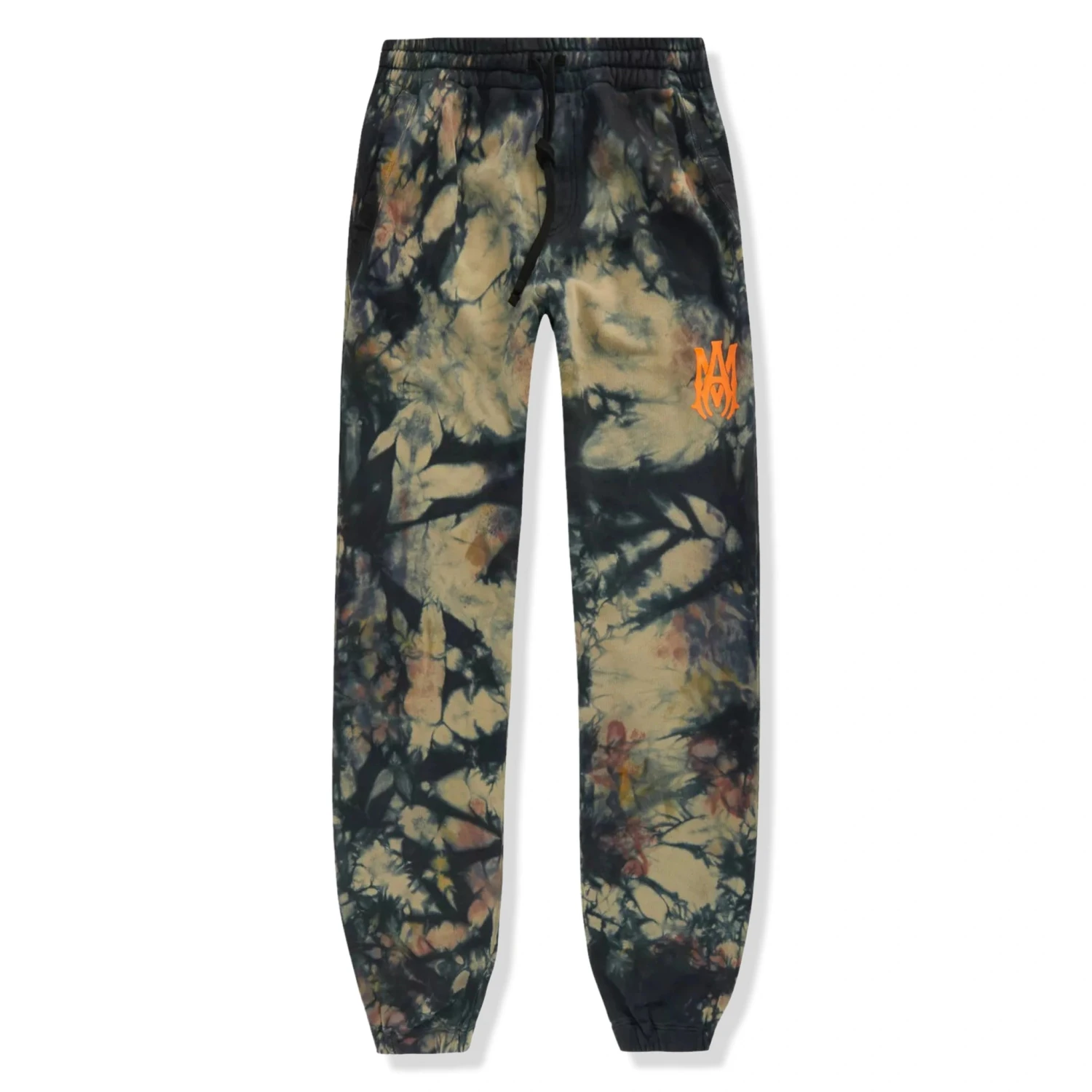 Amiri Kids Bones Tie Dye Green Sweatpants 1 Amiri Kids Bones Tie Dye Green Sweatpants