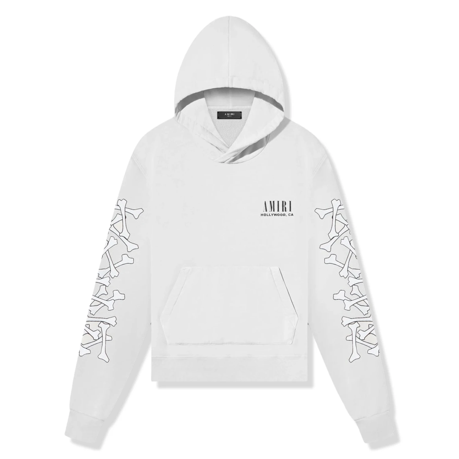 Amiri Kids Bones White Hoodie 1 Amiri Kids Bones White Hoodie