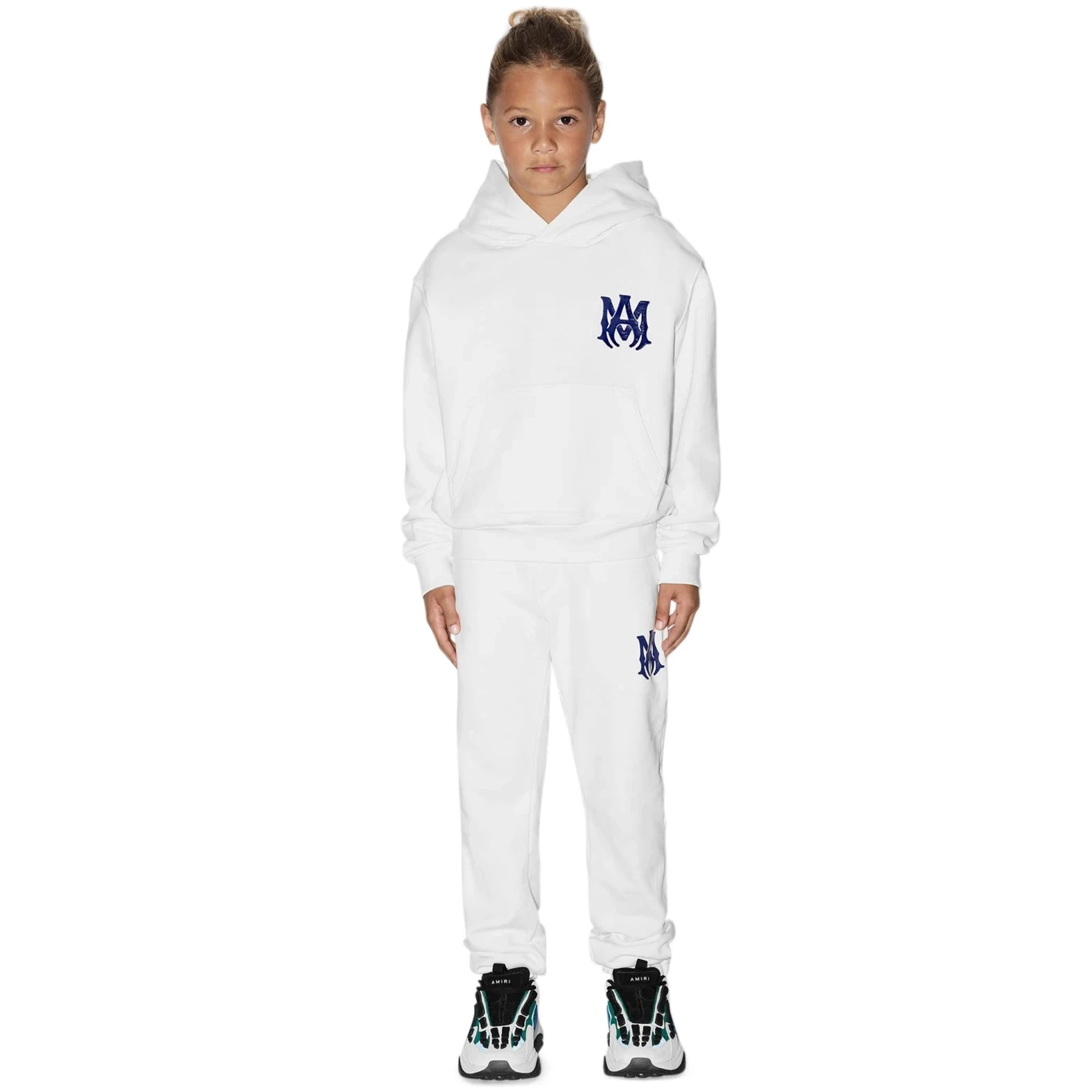 Amiri Kids MA Core Logo White Hoodie 3 Amiri Kids MA Core Logo White Hoodie - Image 3