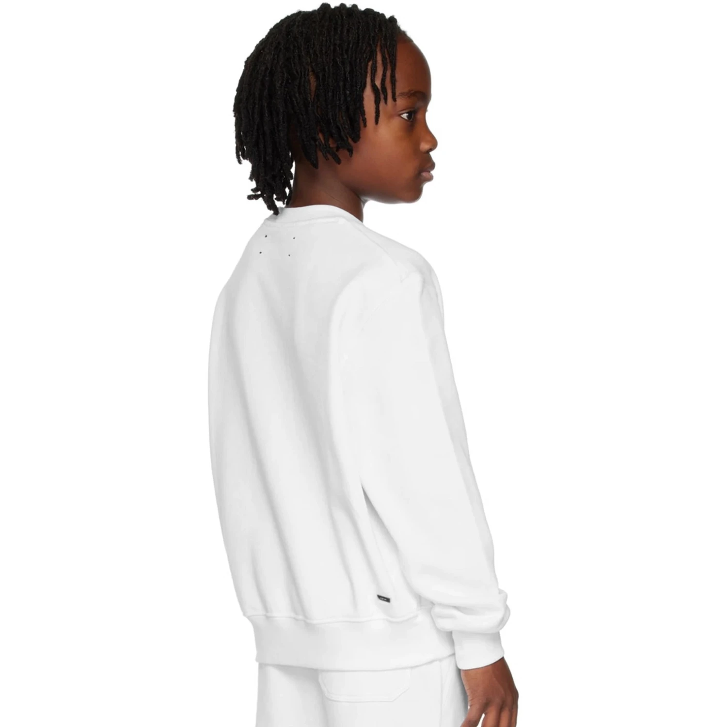 Amiri Kids MA Core Logo White Sweatshirt 2 Amiri Kids MA Core Logo White Sweatshirt - Image 2