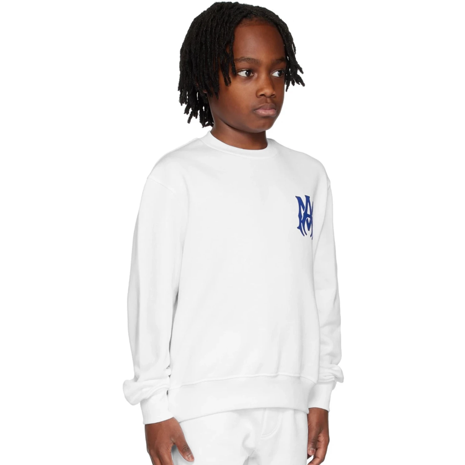 Amiri Kids MA Core Logo White Sweatshirt 4 Amiri Kids MA Core Logo White Sweatshirt - Image 4